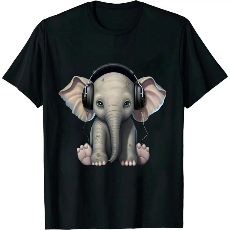 Baby Elephant Dj Wearing Headphones & Glasses Gift Shirt Baby Elephant Dj Wearing Headphones & Glasses Gift Shirt