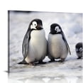 thumbnail image 1 of COMIO Baby Penguin Pictures Canvas Painting Wall Art Decor Poster Print Modern Home Animal Art Prints With Framed, 1 of 4