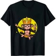 thumbnail image 1 of COMIO Ballet Dancer Monkey Dancing Ballerina Ballet Instructor T-Shirt, 1 of 3