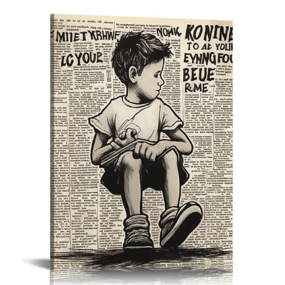 COMIO Banksy Wall Art Set - Motivational Graffiti Street Art Positive Inspirational Quotes Encouraging Poster for Living Room Teens Bedroom Home Office Decor - 16x20in