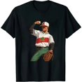 thumbnail image 1 of COMIO Baseball Dabbing Mexico Player Catcher Pitcher Men T-Shirt, 1 of 3