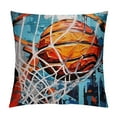 thumbnail image 1 of COMIO  Basketball Pack of  Decorative Throw Pillow Covers Cushion Covers, Sport Basketball Ball Couch Pillow Case Boho Cushion Pillowcase for Bedroom Sofa Living Room, 1 of 5