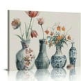 thumbnail image 1 of COMIO Bathroom Wall Art Rustic Country Floral Bathroom Wall Decor Farmhouse Botanical Tulip Bathroom Pictures Canvas Print Painting Framed Modern Home Artwork For Office Bedroom Kitchen, 1 of 5