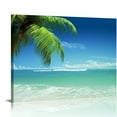 thumbnail image 1 of COMIO  Beach Daydream Canvas Canvas Beach Photography Wall Decor - Beach Photography Canvas, 1 of 4