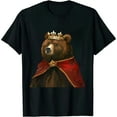thumbnail image 1 of COMIO Bear King | Mens Bear Tshirt | Bear T-Shirt, 1 of 3