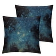 thumbnail image 1 of COMIO  Beautiful Night Sky Pillow Cover The Milky Way and The Trees Pillow case, Sublime Nature View Farmhouse Decorative Throw Pillow Cover for Sofa Couch Home Decoration 2pc, 1 of 6