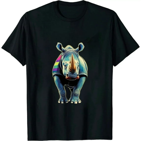 COMIO Best Rhino Design For Men Women Kids Rhino Rhinoceros Lovers T-Shirt