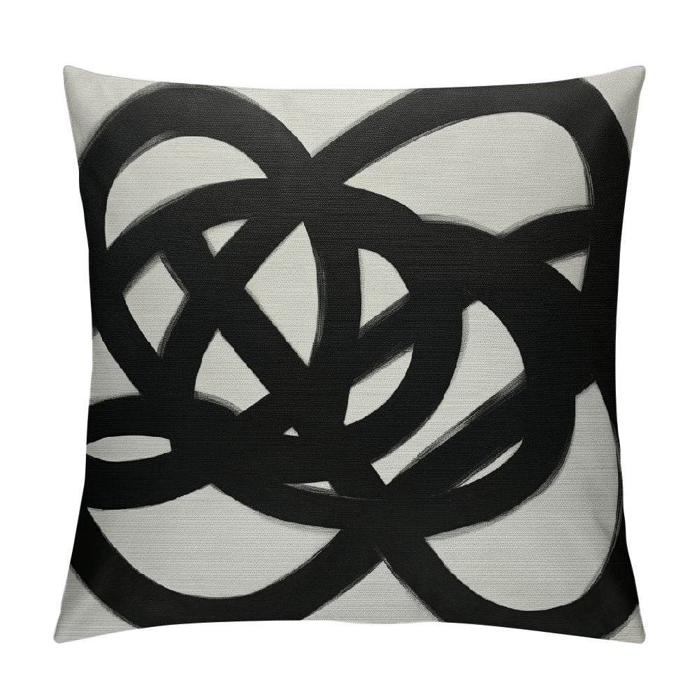 Photo inspiration: Gallery Detail: Comio Black And White Pillow Covers Geometric Abstract Modern Art