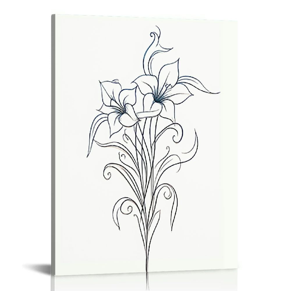 COMIO Black and White Wall Art Prints for Living Room, Bedroom, Kitchen