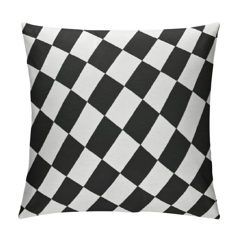 Black and white plaid pillow cases new arrivals