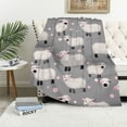 thumbnail image 1 of COMIO  Blanket Cute Sheep Lightweight Ultra-Soft Micro Throw Blanket for Sofa Couch Bed Camping Travel - Super Soft Cozy Blanket, 1 of 6