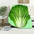 thumbnail image 1 of COMIO  Blanket Throw Blanket Gifts for Housewarming Funny Nap Blanket Cabbage Blanket Cute Baby Quilt Air Conditioning Blanket Office Single Burritoes Blanket, 1 of 6