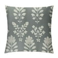 thumbnail image 1 of COMIO  Block Printed Decorative Square Accent Throw Pillow Cover - Sofa, Chair, Couch, Living Room, Bedroom, Farmhouse Home Decor - Block Booti-Robins Egg,, 1 of 5