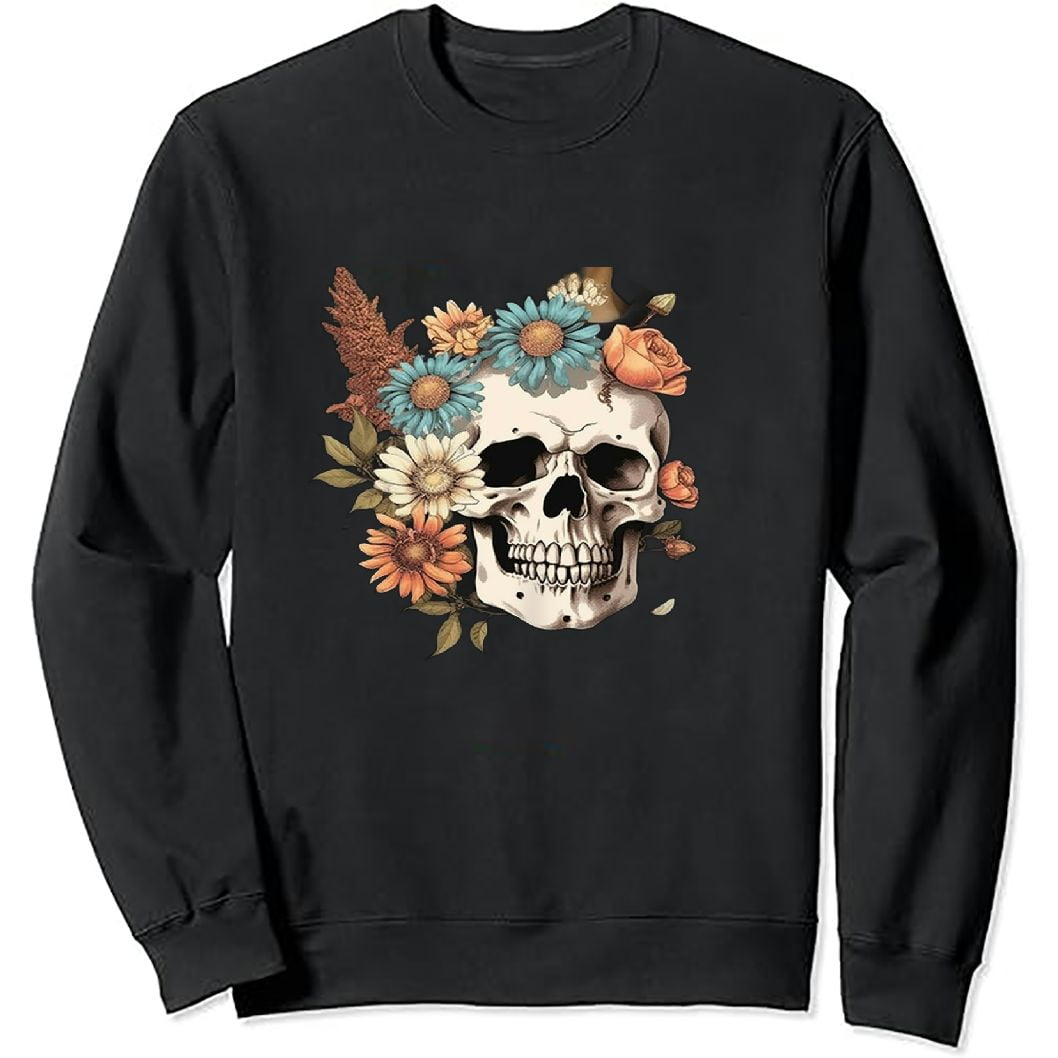 Geometric Skull Women's Sweatshirt