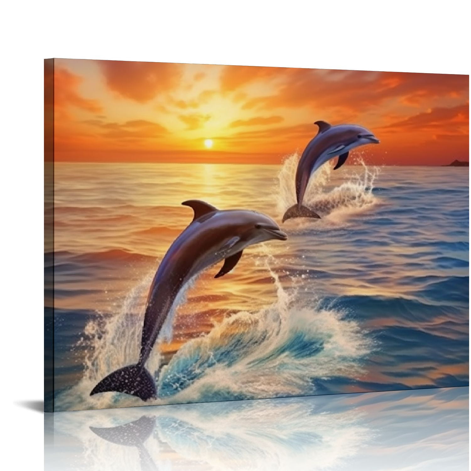 Leinwandbild Dolphins