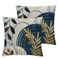 thumbnail image 1 of COMIO  Blue and Grey Throw Pillows Boho Pillow Covers Abstract Geometric Pillow Covers Mid Century Modern Decor for Sofa Bed Living Room Couch&nbsp;2pc, 1 of 6
