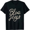 thumbnail image 1 of COMIO Blue Jays Mascot Vintage Athletic Sports Name Design T-Shirt, 1 of 3