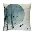 thumbnail image 1 of COMIO  Blue Moon Abstract Landscape Home Bedroom Decorations Soft Throw Pillow Cover, Watercolor Drawing Boho Pillow Case Pillowcase,, 1 of 5