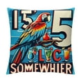 thumbnail image 1 of COMIO Body Pillow Cover Two-Side Printed Boho Body Pillow Protector Parrot Colorful Bird Body Pillow Case Cover for Outdoor Gallery Bench, 1 of 5