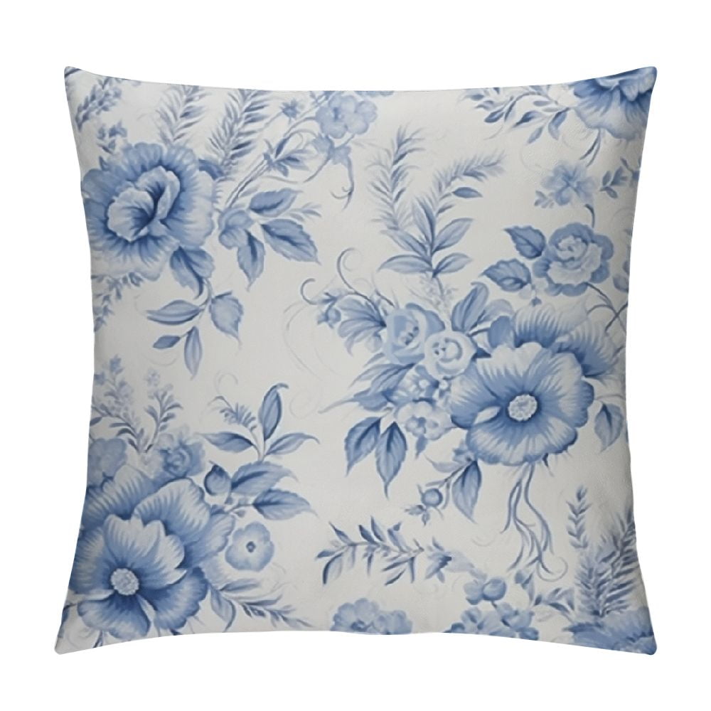 COMIO Body Pillow Covers Blue and White Porcelain Chinese Art Flower Print Decorative Pillow Cover Pillow Case Cushion Cover for Bed Sofa Couch Home Decor Walmart