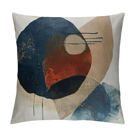COMIO Boho Abstract Modern Art Decorative Throw Pillow Cover, Minimalist Geometric Bohemian Sun Moon Decoration, Botanical Plant Square Pillowcase Cushion Case Sofa Couch Home Decor