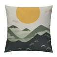 thumbnail image 1 of COMIO  Boho Moon Mountain Pillow Cover,Boho Rainbow Pillow Cover,Pillows Decor for Nursery Book Center Calming Corner Girls Kids Room, 1 of 5