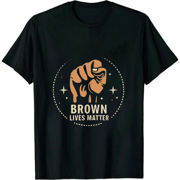 COMIO Brown Lives Matter Melanin for men women and toddler T-Shirt