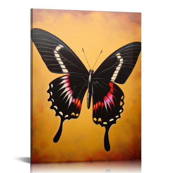 COMIO  Butterfly 5 Canvas Art - Home Decor Wall Art Print Poster Painting Large