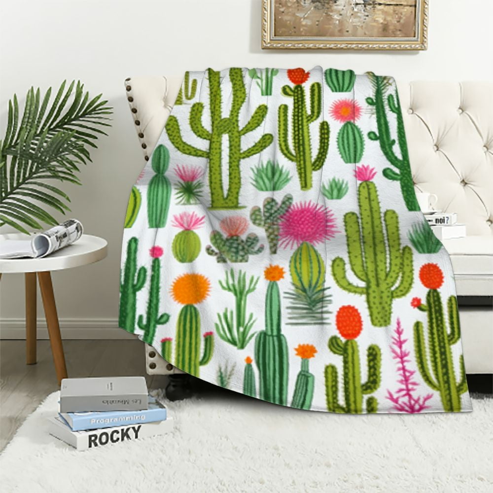 Cacti Collection Quilted Blanket NCU0TH456 main image 0