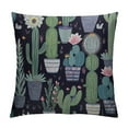 thumbnail image 1 of COMIO  Cactus Square Throw Waist Pillow Case Decorative Cushion Cover Pillowcase Sofa, 1 of 5