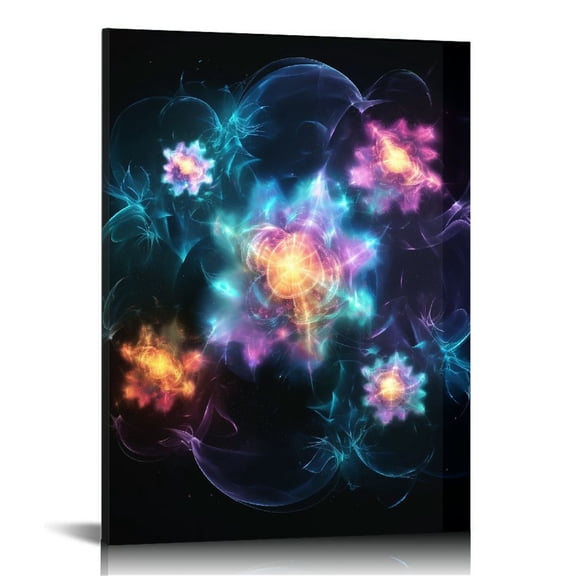 COMIO Canvas Prints Wall Art Cosmic Cloud Stars Nebula Night Sky Picture by NASA Modern Wall Decor Home Decoration Stretched Gallery Canvas Wrap Print Ready to Hang