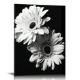 thumbnail image 1 of COMIO Canvas Prints Wall Art For Home and Office Wall Decoration Black And White Diasy Canvas Artwork Print Painting Picture Flower Modern Abstract Unframe Wall Art for Living Room Bedroom, 1 of 4