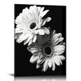 thumbnail image 1 of COMIO Canvas Prints Wall Art For Home and Office Wall Decoration Black And White Diasy Canvas Artwork Print Painting Picture Flower Modern Abstract Unframe Wall Art for Living Room Bedroom, 1 of 4
