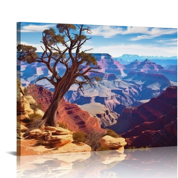 COMIO Canvas Prints Wall Art - The World Famous Grand Canyon National Park,Arizona,USA | Modern Home Deoration/Wall Art Giclee Printing Wrapped Canvas Art Ready to Hang