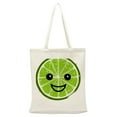 thumbnail image 1 of COMIO  Canvas Tote Bag for Women, Large Cute Tote Bag with Inner Pocket, Double Printed Reusable Grocery Bags, 1 of 8