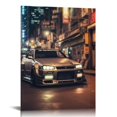 thumbnail image 1 of COMIO  Canvas Wall Art Posters Decor Wall Painting Art Prints Decorations for Bedroom Living Room Office Aesthetic Modified Jdm Car  On The Streets Of Tokyo, 1 of 4
