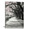thumbnail image 1 of QZHH  Canvas Wall Art for Bedroom Peach Blossom in the Park Picture Framed Wall Decor for Living Room Bathroom Framhouse Office Kitchen Decor, 1 of 5