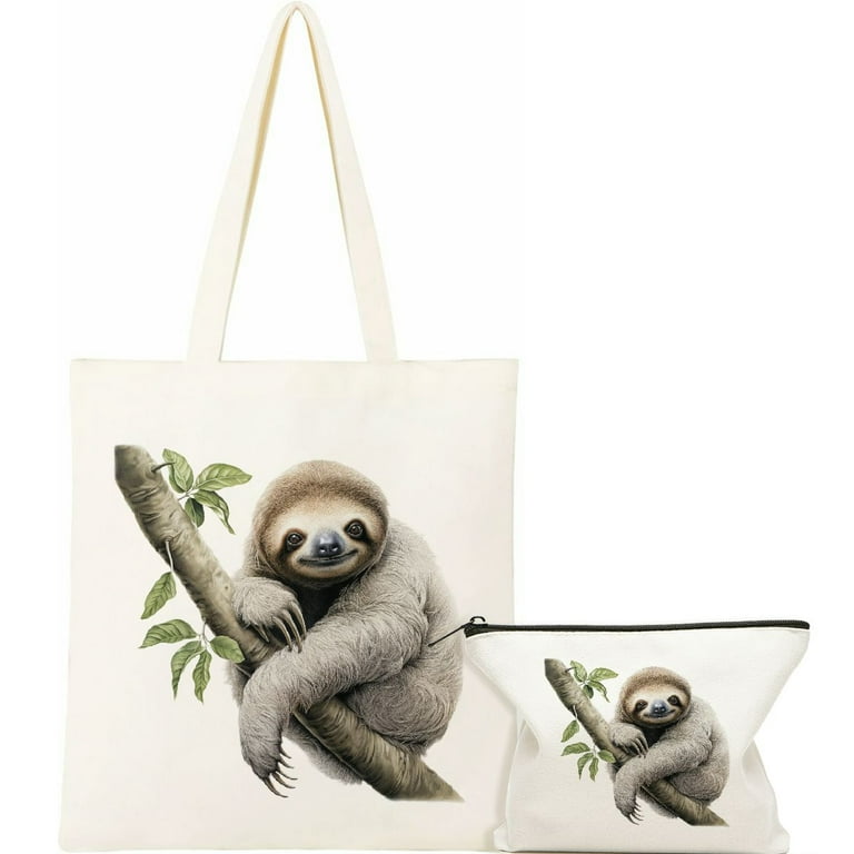 Sloth canvas bag clearance