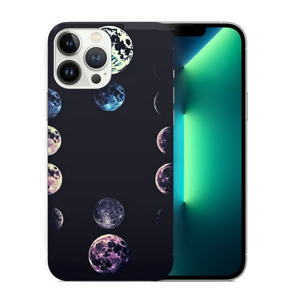 COMIO Case Compatible with iPhone 14 Pro Case,Full Moon Change Case for iPhone 14 Pro Men Boys,Anti-Scratch Soft Case for iPhone 14 Pro 6.1-inch Full Moon Change