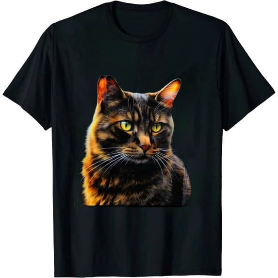 COMIO Cat Artwork Fantasy - Creative Animal Art Cat T-Shirt