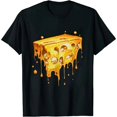 thumbnail image 1 of COMIO Cheesy Foodie Food Melting Cheese Lover T-Shirt, 1 of 3