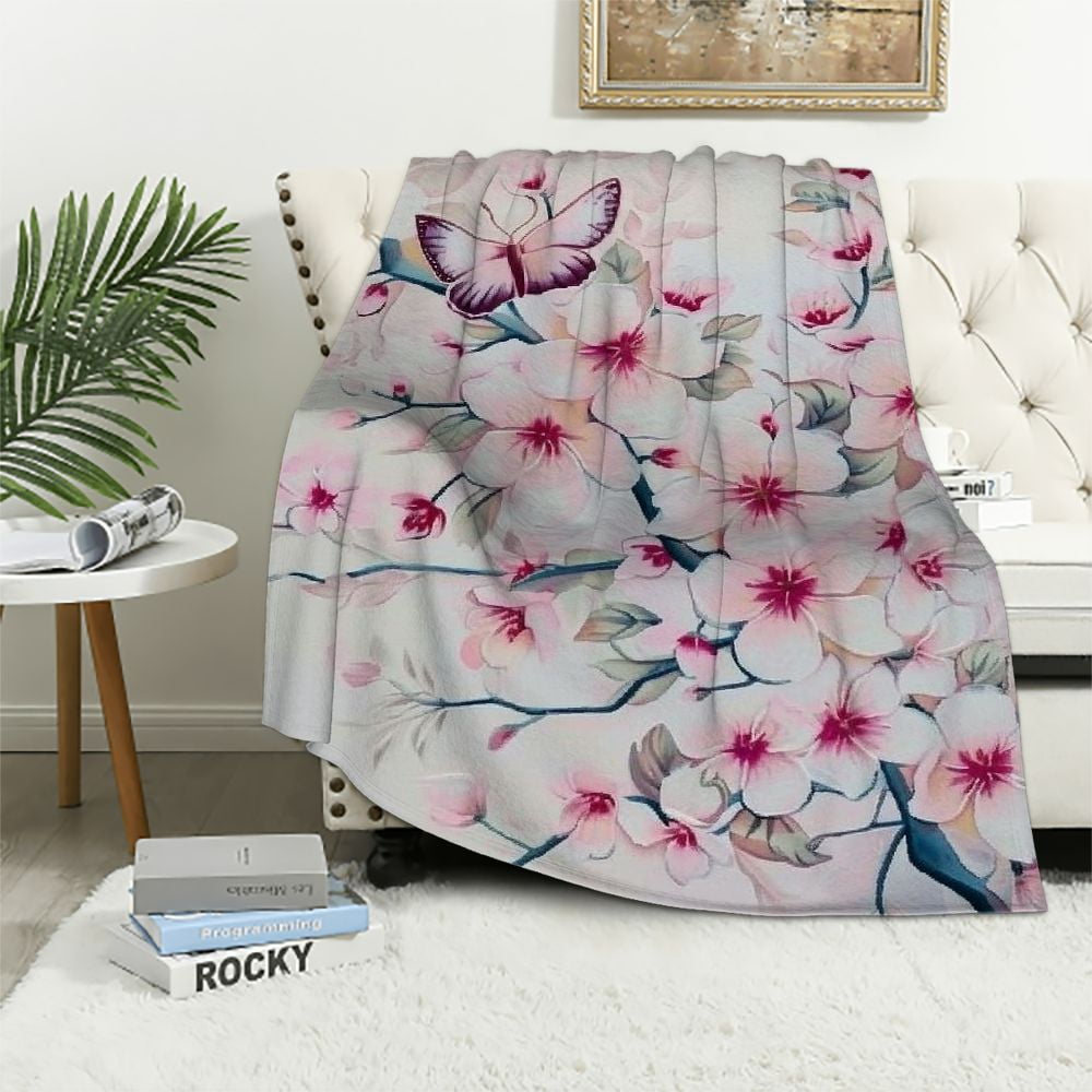 Cherries Throw Blanket