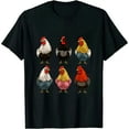 thumbnail image 1 of COMIO Chicken Breeds Funny Farm Animals Day Support Local Farmer T-Shirt, 1 of 3