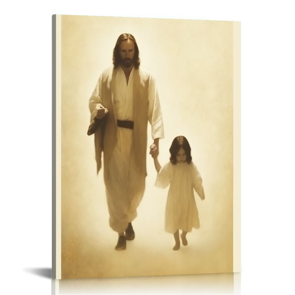 COMIO Christian Wall Art, Jesus Wall Decor, Bible Stories Scripture