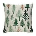 thumbnail image 1 of COMIO  Christmas Pillow Cover Christmas Tree Snowflake Decoration Holiday Farmhouse Winter Pillow Case Decor for Home Sofa Couch, 1 of 5