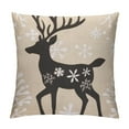 thumbnail image 1 of COMIO  Christmas Pillow Covers Farmhouse Chrismas Decorations for Home Indoor Decorative Throw Pillows for Living Room Xmas Snowflake Deer Couch Pillows Outdoor Sofa Bed Room, 1 of 5