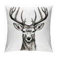 thumbnail image 1 of COMIO  Christmas Pillow Covers Sleigh Snowflakes Winter Decorative Square Cushion Covers Shells for Bed,Sofa,Couch, 1 of 5