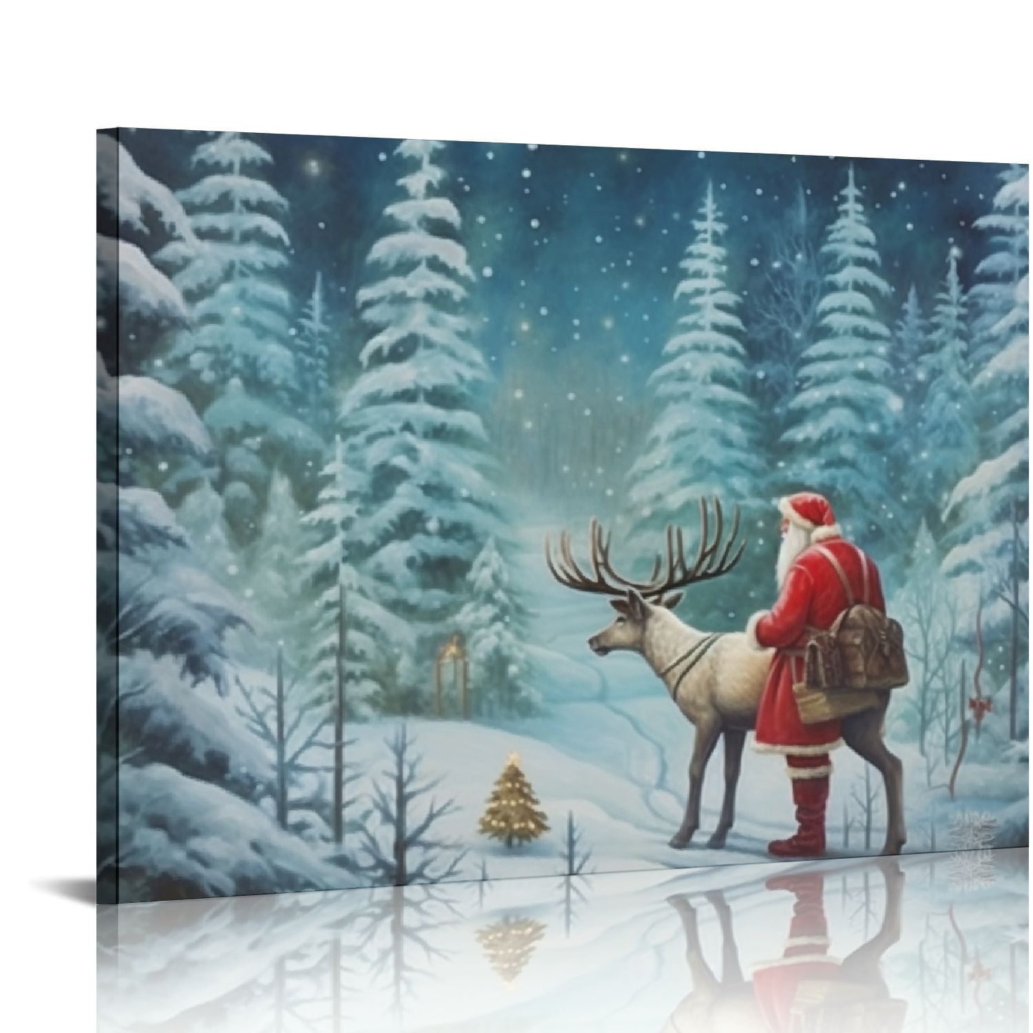 COMIO Christmas Wall Art, Christmas Canvas Prints Wall Art, Christmas ...