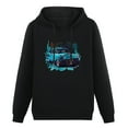 thumbnail image 1 of COMIO Classic Car Vintage Men's Hoodie with Pockets Black, 1 of 4