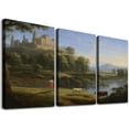 thumbnail image 1 of COMIO  Claude Lorrain Artist Poster Canvas Wall Art Prints Poster Gifts Photo Picture Painting Posters Room Decor Home Decorative 12''x16''X3 Panels, 1 of 4